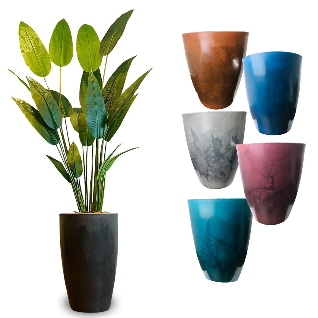 Árvore Bananeira Artificial Ornamental Vaso Decoração Sala