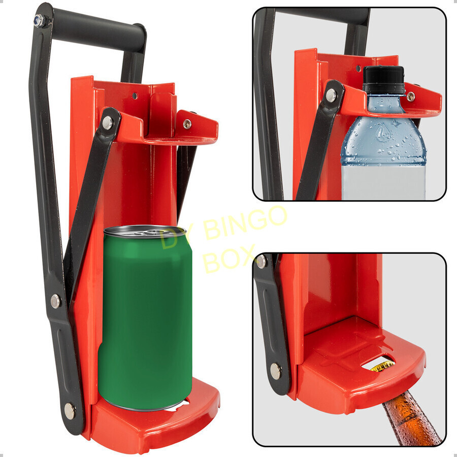 Amassador de Latinhas e Latão de Até 500ml em Aço Inoxidável - Com Abridor de Garrafa Embutido em Oferta na Shopee