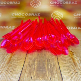 50~250 COLHER SOBREMESA  NEON ROSA BELLO FESTAS em Oferta na Shopee