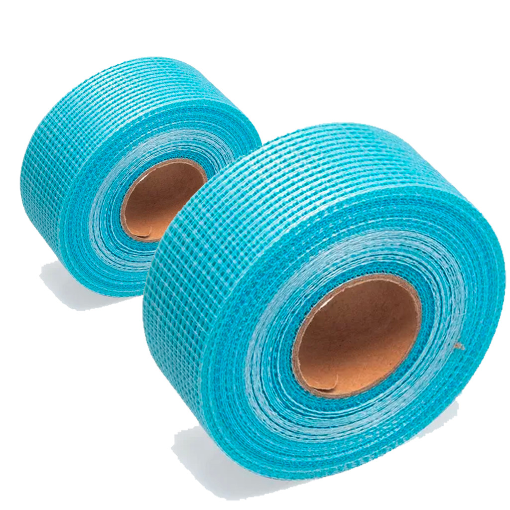 Fita Adesiva Telada Para Drywall 48mm Vários Tamanhos Gesso Pintura Massa Placa Rachaduras Fissuras