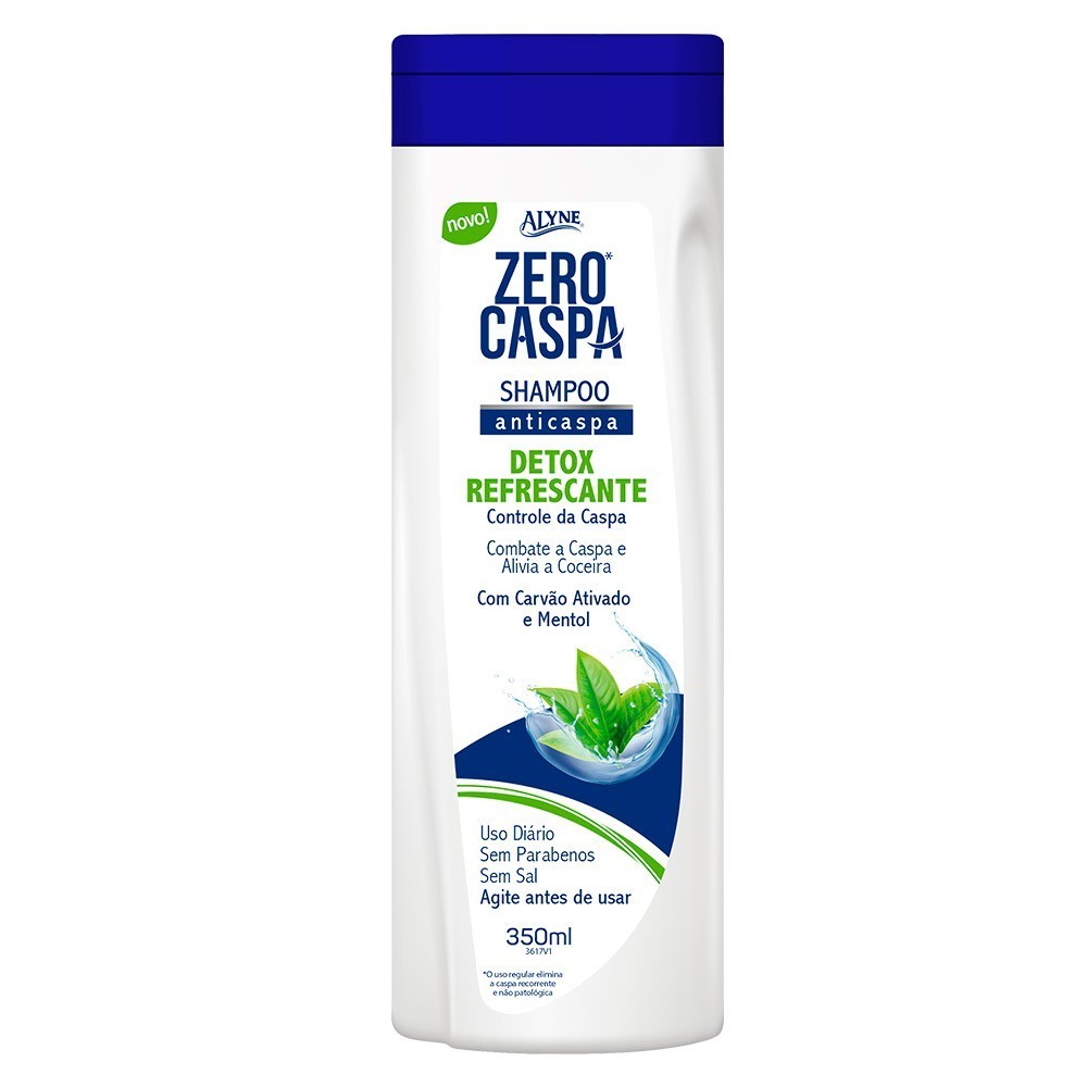 Shampoo Alyne Anticaspa Detox Controle Caspa Mentol 350ml