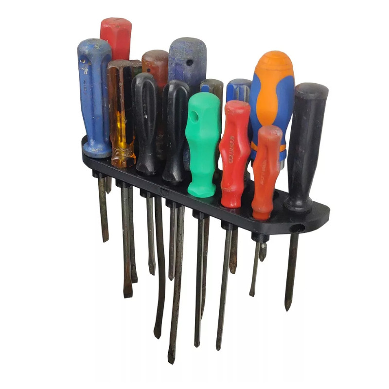 Suporte de Parede para Chave de Fenda e Philips