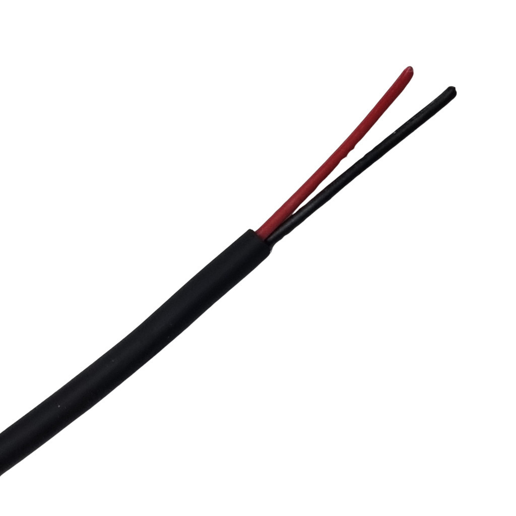 Cabo Comando PP Som Elétrica Extra Flex 2 x 100mm Preto Metro