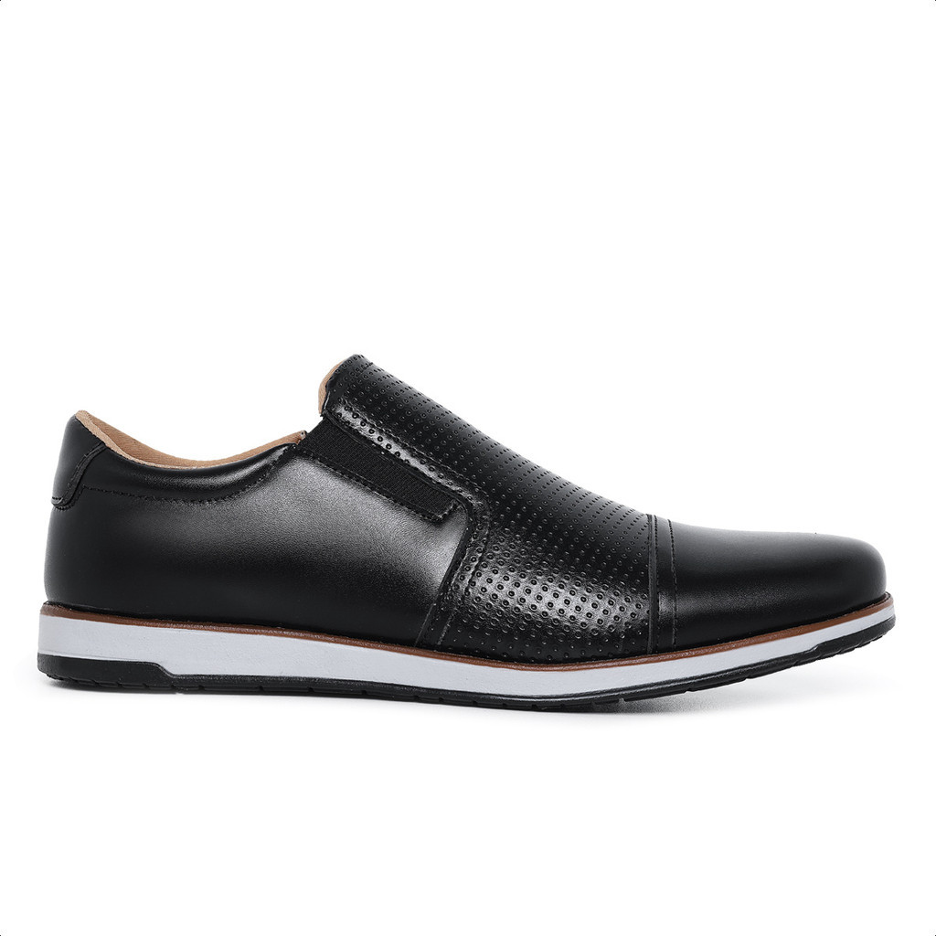 Sapato Masculino Casual Oxford Elástico Calce Facil - 7220