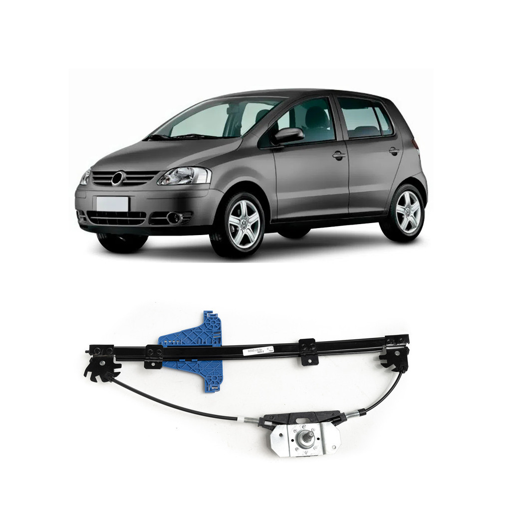 Maquina Vidro Dianteira Fox Spacefox 2003 2004 2005 06 2007 2008 2009 4 Portas Lado Esquerdo Manual