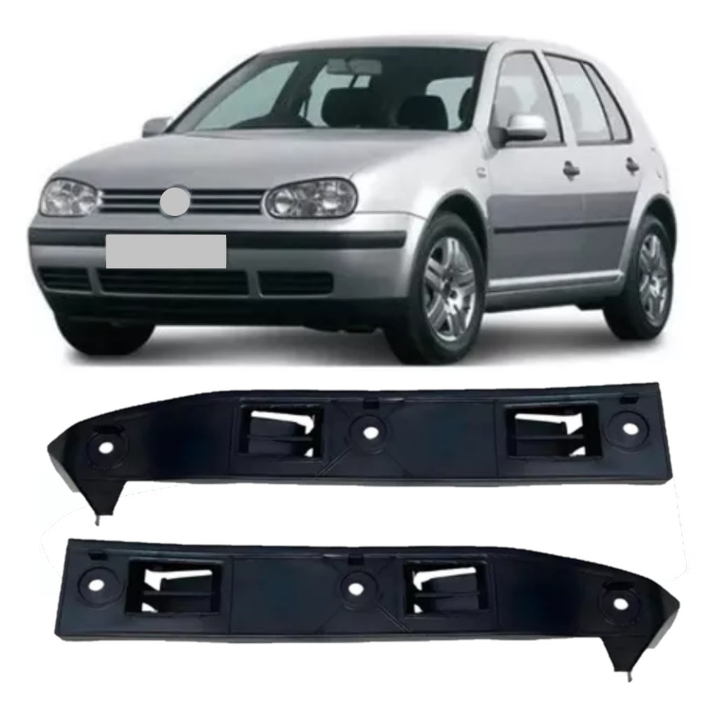 PAR SUPORTE GUIA PARACHOQUE DIANTEIRO GOLF 2000 2001 2002 2003 2004 2005 2006