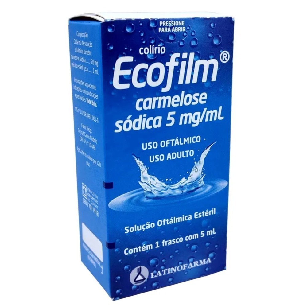 Ecofilm 5mg Solucao Oftalmica 5ml - Health