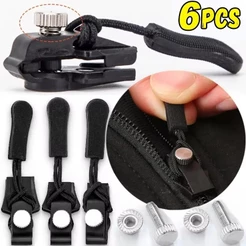 Cabeça De Zíper Removível De Nylon De 6-2 Unidades-Kit De Substituição De Reparo Universal DIY-Zíperes De Resgate De Den