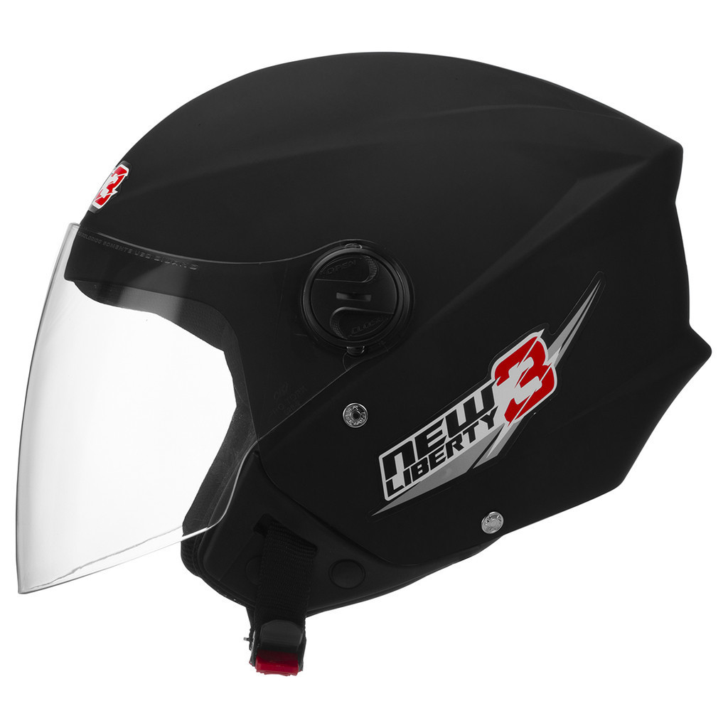 Capacete Moto Aberto Integral Feminino Masculino Pro Tork New Liberty 3 Viseira Cristal Motoboy
