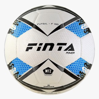 Bola Futsal Power F-100 Finta Cor Branco/Azul