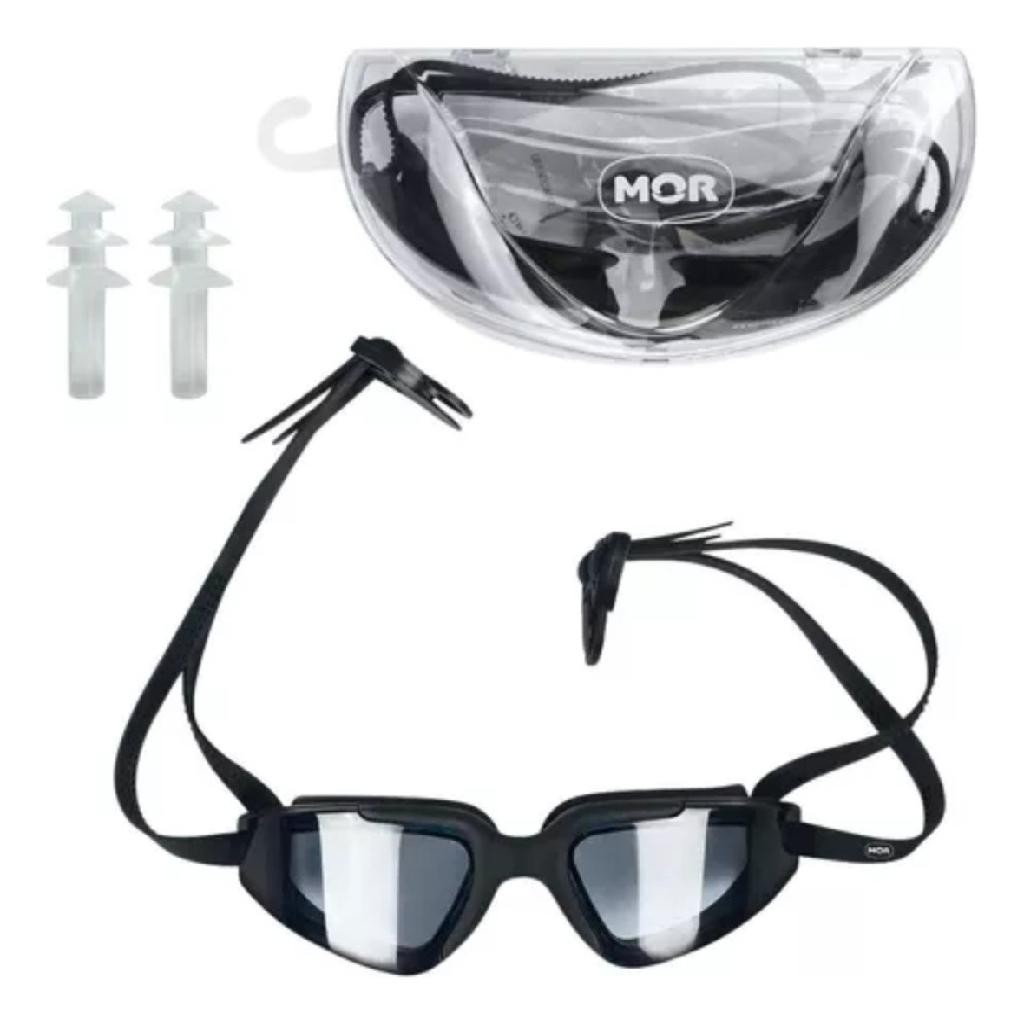 Óculos Natação Profissional Com Protetor Ouvido E Estojo Antiembaçante  Mor em Oferta na Shopee