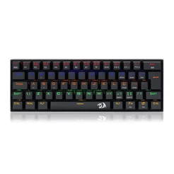 Teclado Mecanico Redragon Lakshmi, Rainbow, ABNT2, Layout 60%, Switch Marrom, K606R-PT-BROWN