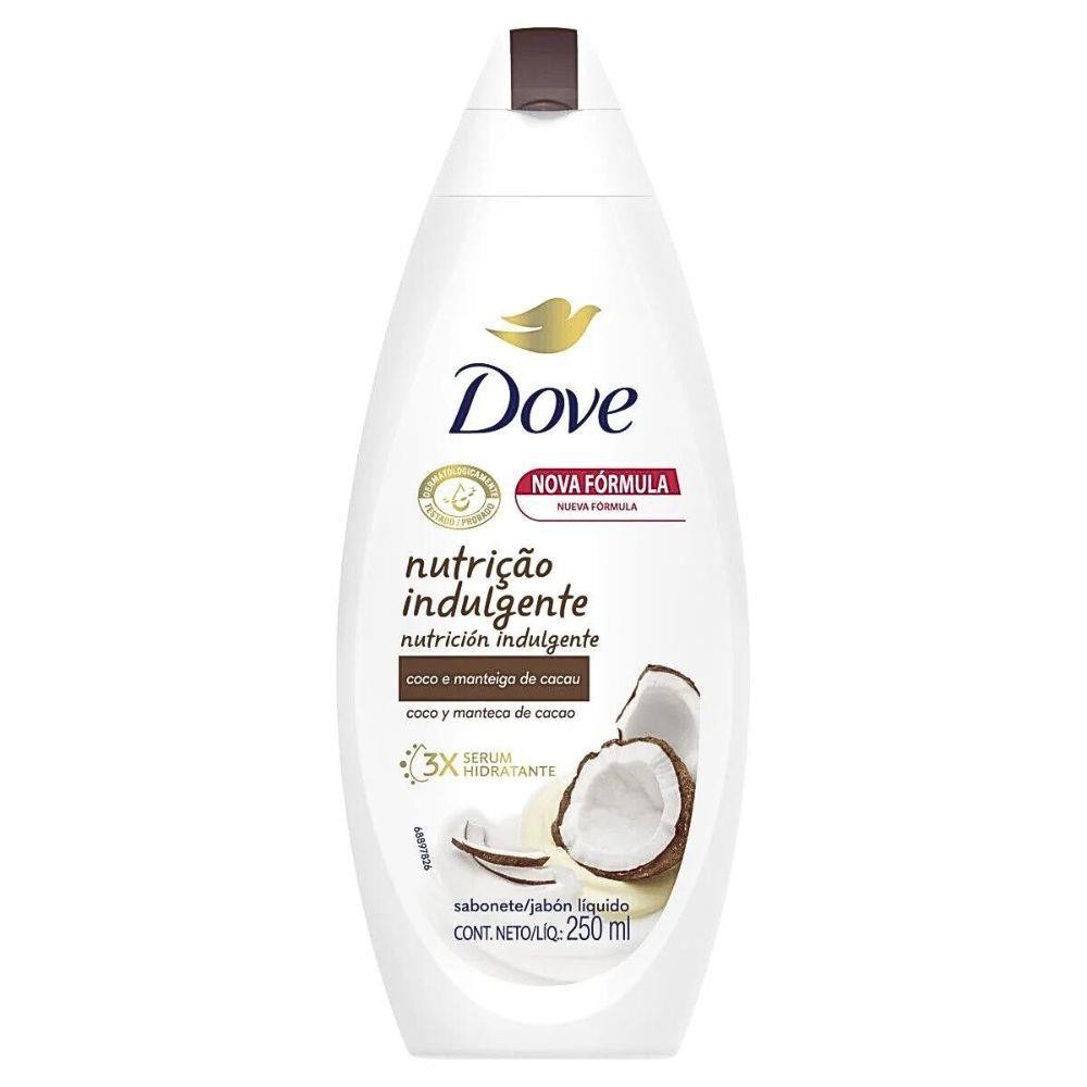 SABONETE LÍQUIDO DOVE COCO COM 250ML em Oferta na Shopee