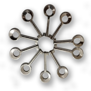 KIT COM 10 CHAVES GORJE PARA GUARDA ROUPA MOD.252 em Oferta na Shopee