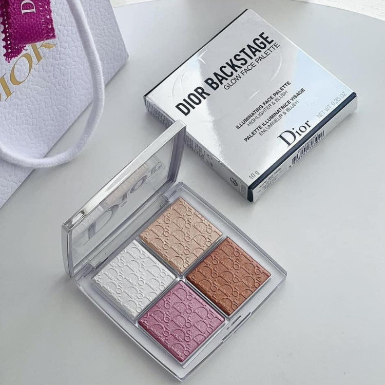 D * or Silhueta de blush de quatro cores /paleta de 4 cores paleta de maquiagem/paleta de ...