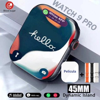 2025 smartwatch 9 pro Carregamento sem fio relógio inteligente 2.02 inches Série 9 Bluetooth Call em Oferta na Shopee
