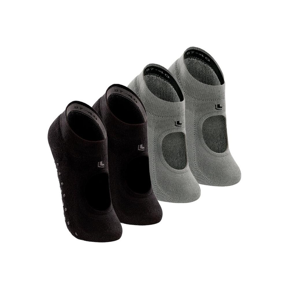 Kit com 4 Sapatilhas Antiderrapante Pilates Lupo 3286-003