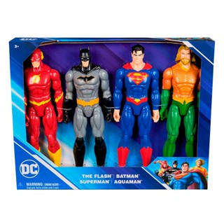 4 Bonecos Flash, Batman, Superman e Aquaman de 30cm - DC em Oferta na Shopee
