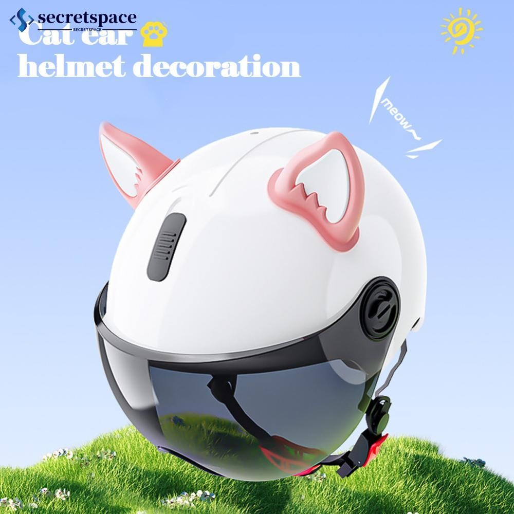 SS 2 Pçs Capacete Da Motocicleta Orelhas De Gato Motocross Do Carro Elétrico Acessórios Estilo Condução Decroation R5S1 em Oferta na Shopee