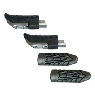 Kit Borracha Do Estribo + Pedaleira Traseira Honda Titan 160 em Oferta na Shopee