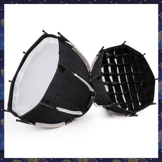(Pwxs) 30cm Octogonal Softbox Mini Bowens Mount Liberação Rápida Honeycomb Grid Para ZU60 Ou M60 COB Fill Light Studio