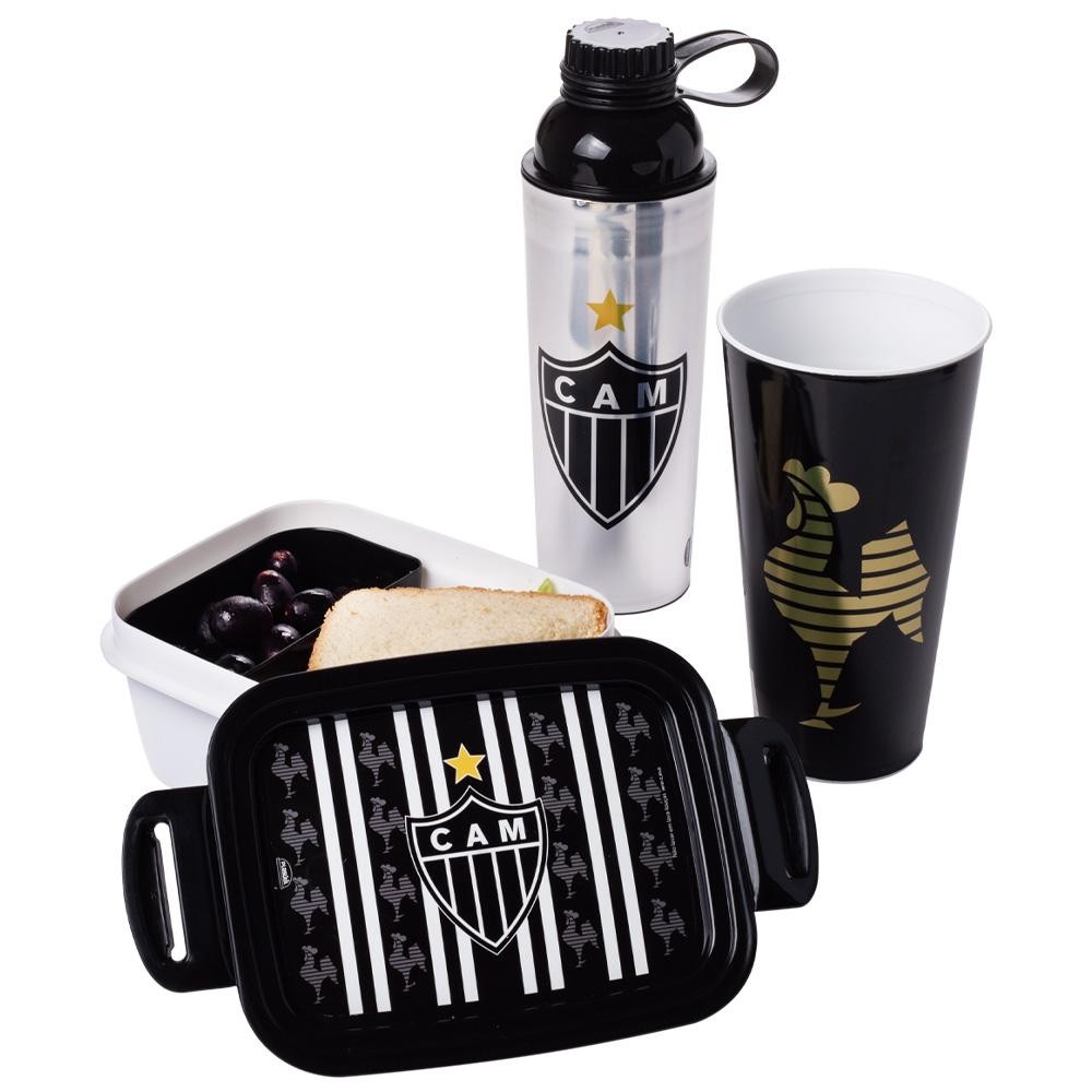 Kit Torcedor 3 Peças Atlético Mineiro Futebol Plasútil