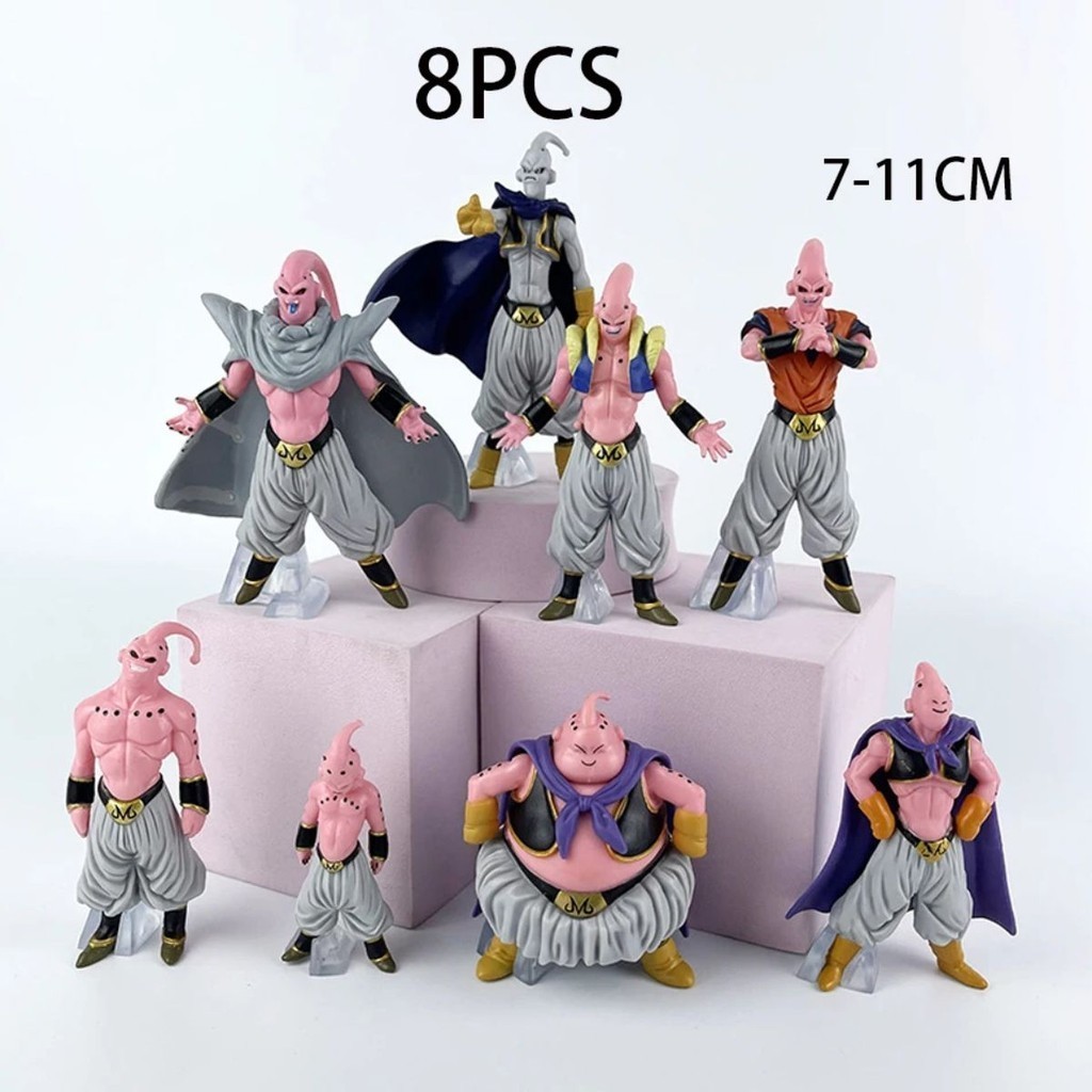 Majin Boo Buu Fusões Boneco Miniatura Action Figure Dragon Ball Z Super GT  - Figura de Ação