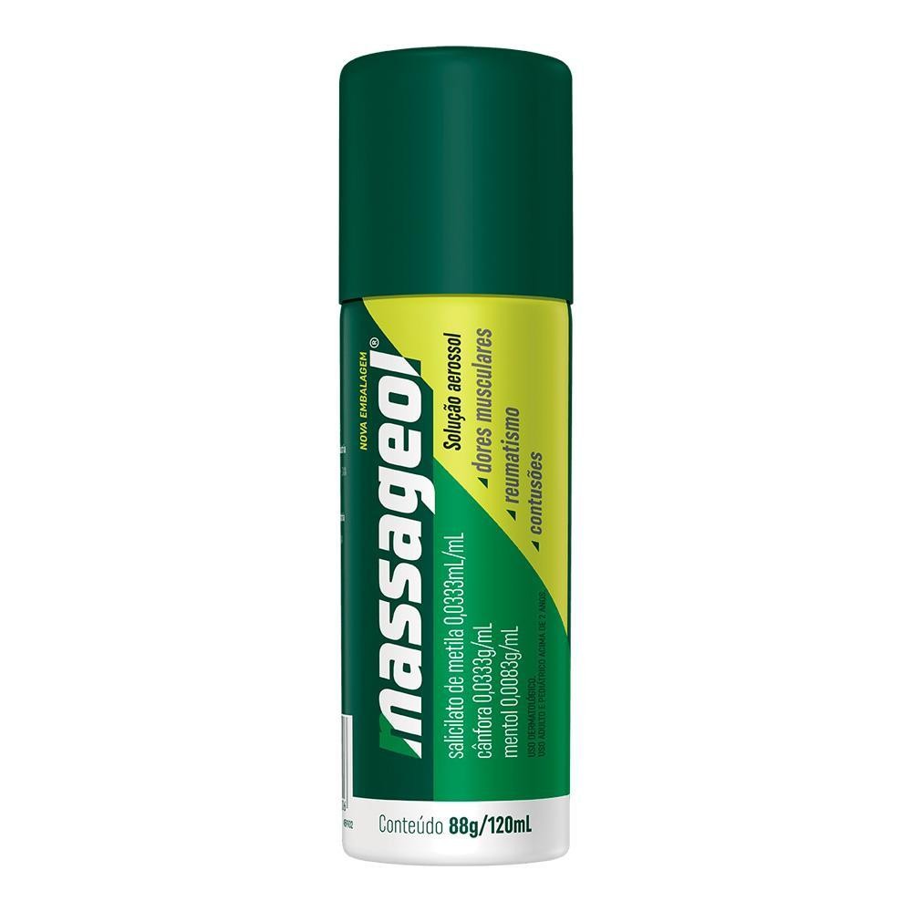 MASSAGEOL AEROSSOL COM 120ML em Oferta na Shopee