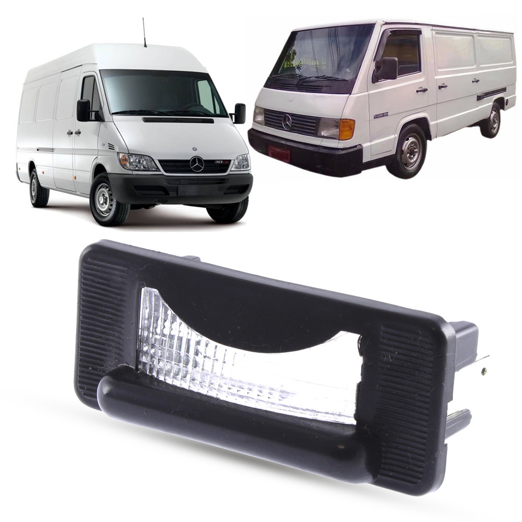 Lanterna Luz De Placa Mercedes Benz MB180 Sprinter 97 98 99 2000 2001 2002 2003 2004 2005 2006 2007 2008 2009 2010 2011