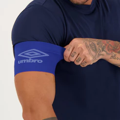 Faixa de Capitão Umbro Elástica Azul