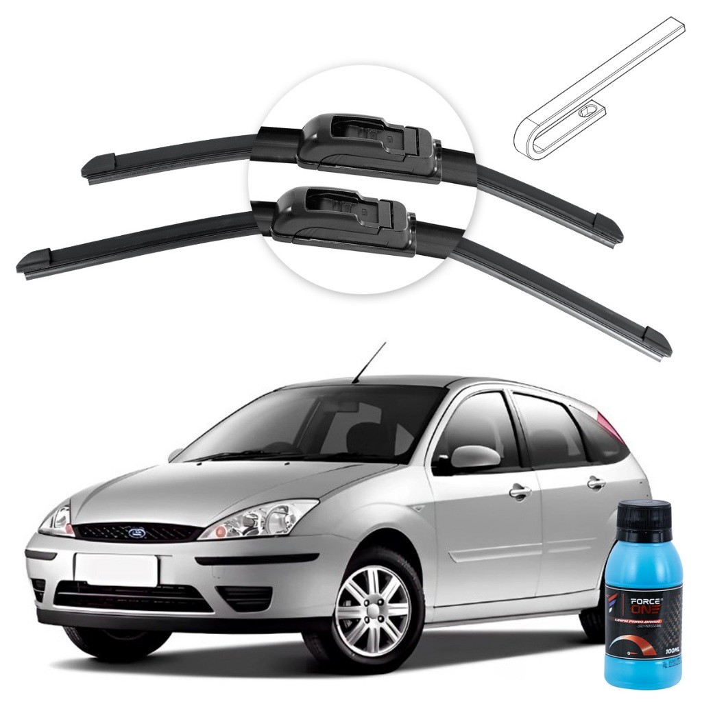 Palheta Limpador de Parabrisa Ford Focus Hatch ano 00 a 07 Universal em Oferta na Shopee