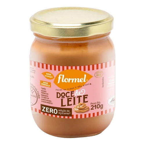 Doce De Leite Flormel Zero Açucar Vidro 210g