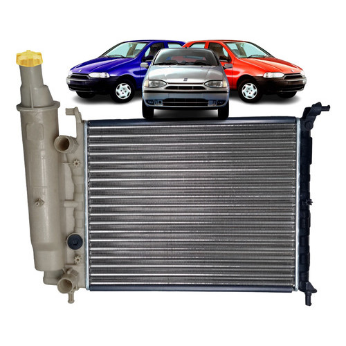 Radiador Fiat Palio / Strada 1996 Até 2000 Sem Ar - Com Vaso