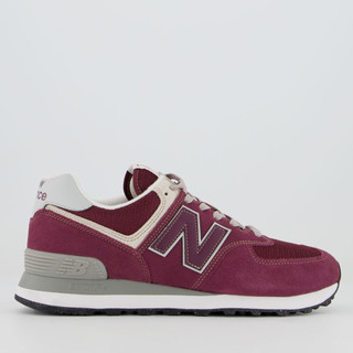 Tênis New Balance 574v2 Bordô em Oferta na Shopee