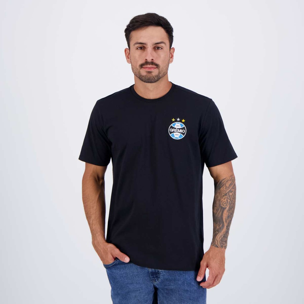 Camisa Grêmio Básica Preta - Men Clothes