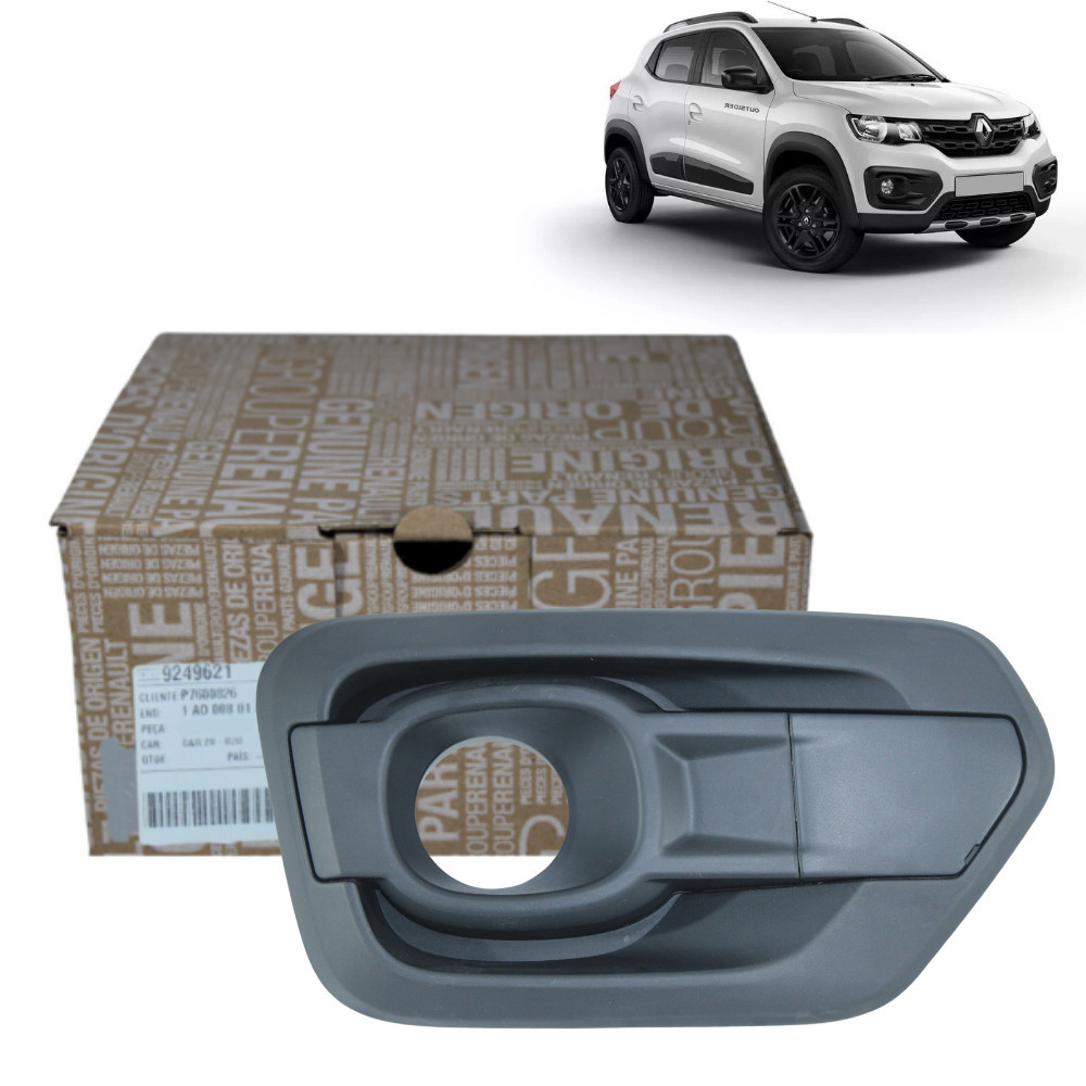 Moldura farol de milha lado direito Kwid Outsider em Oferta na Shopee