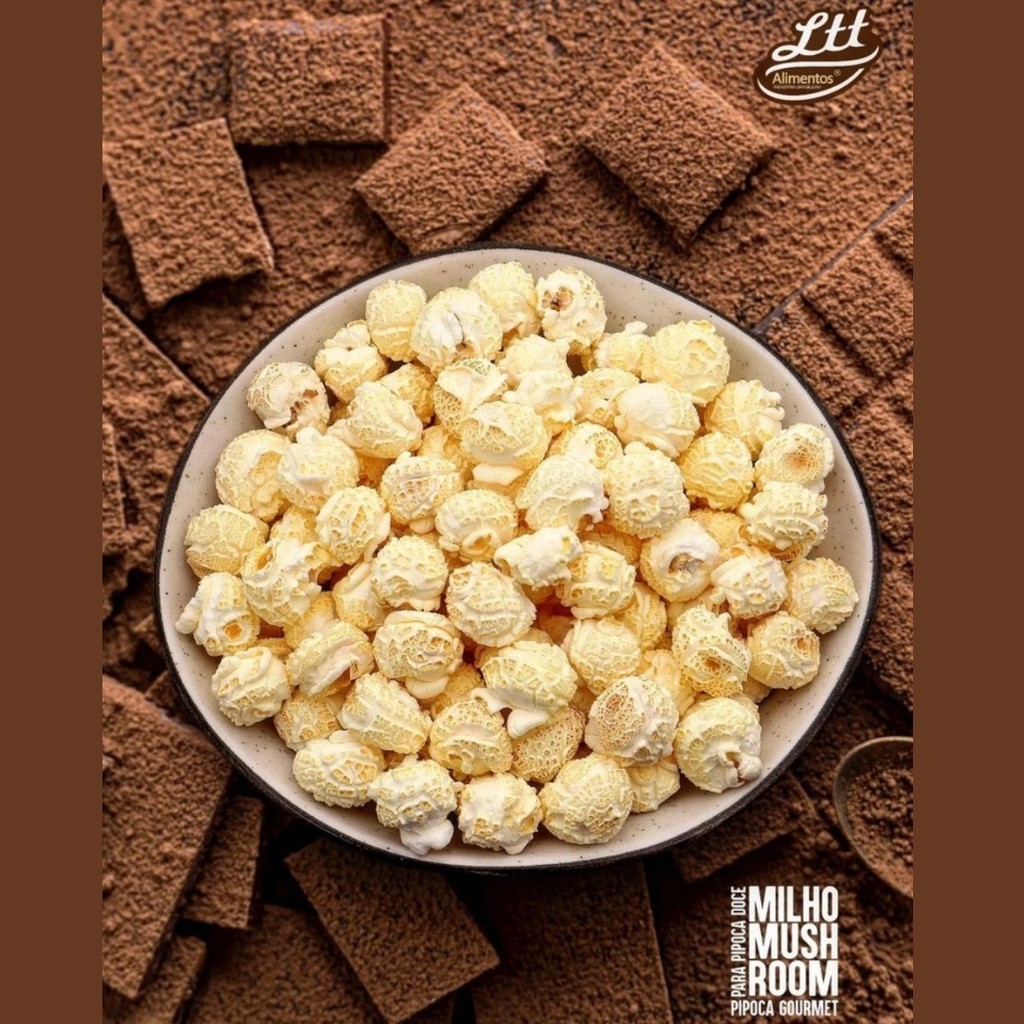 Milho Mushroom Pipoca Especial Gourmet Ltt Alimentos 500g em Oferta na Shopee