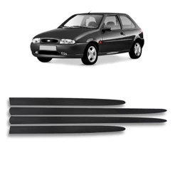 Jogo Friso Lateral Fiesta 2pts 1996 97 1998 1999 4pcs Preto