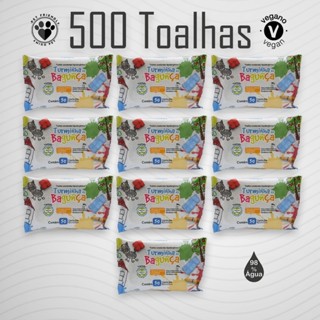 10 Pacotes Lenços \ Toalhas Umedecidas Turminha Da Bagunça 50 Folhas 20x13 cm em Oferta na Shopee