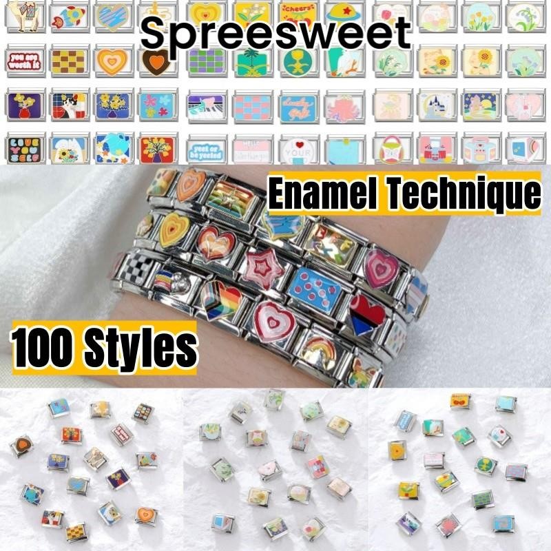 Diferentes Temas De Série Encantos Pulseira Italiana Charme Links Caber 9mm Modular Jóias ...