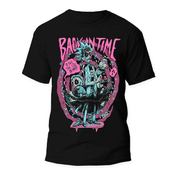 Camiseta Estampa Rick Camisa Streetwear Humor Geek Blusa Unissex Algodão Desenho Lançamento Casual