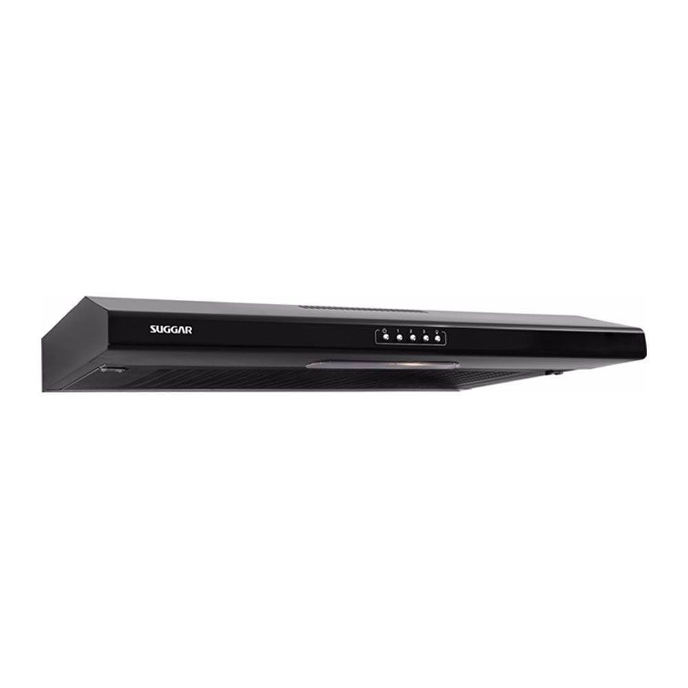 Depurador de Ar Suggar Slim 80cm 130W 3 Velocidades Preto DI801PT 110V
