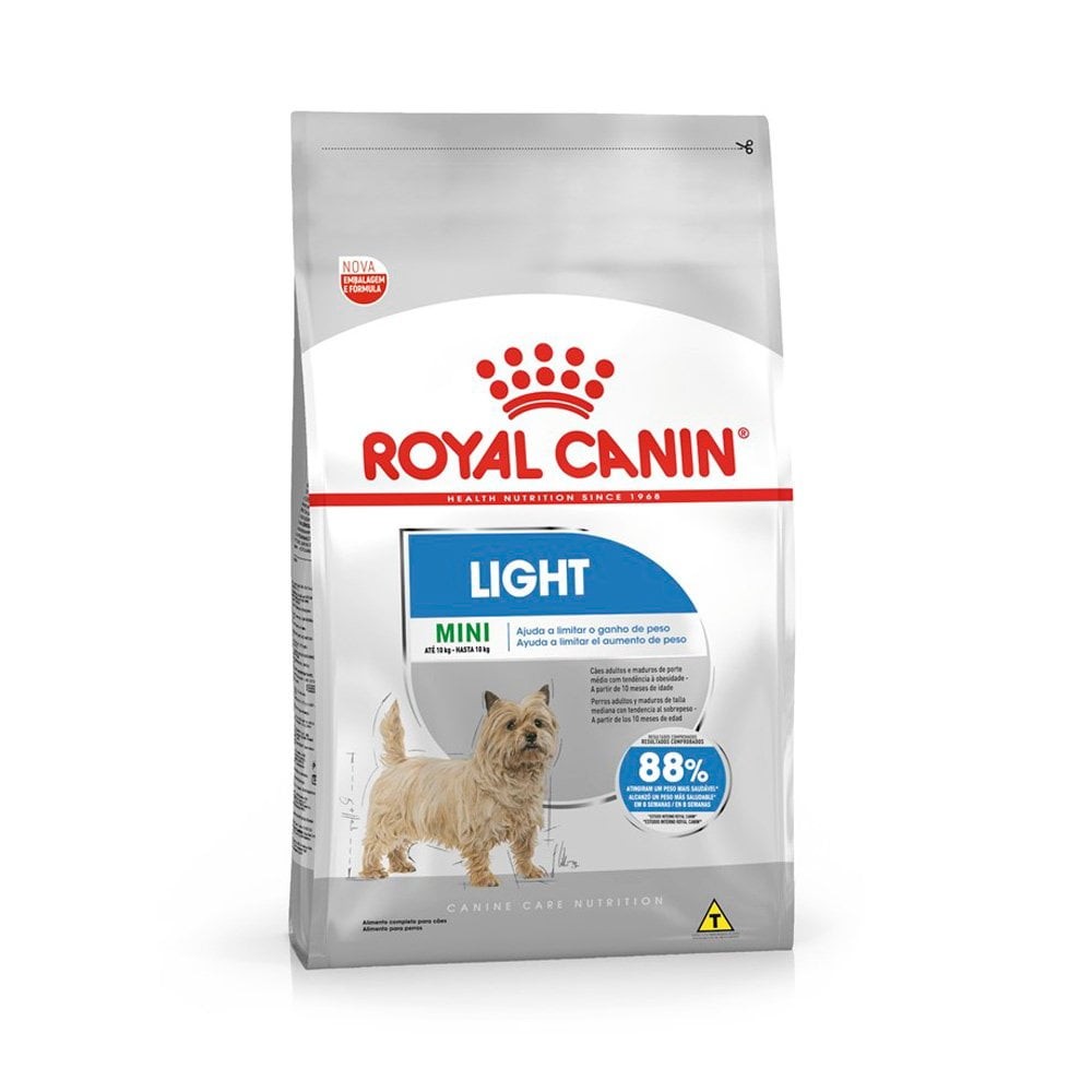 Ração Royal Canin Mini Light Cães Adultos Porte Pequeno 1kg - Pets