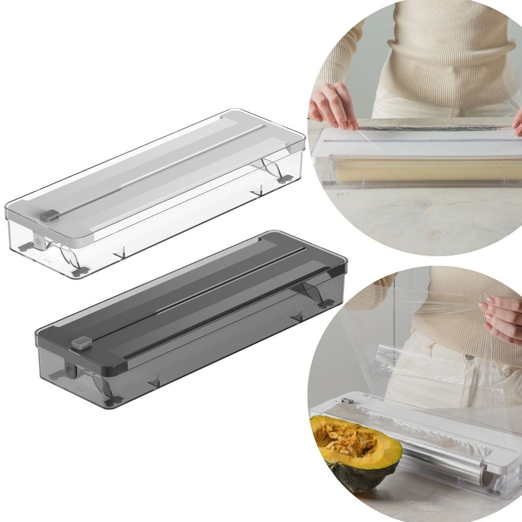 Organizador De Rolos Duplo Com Cortador Clear