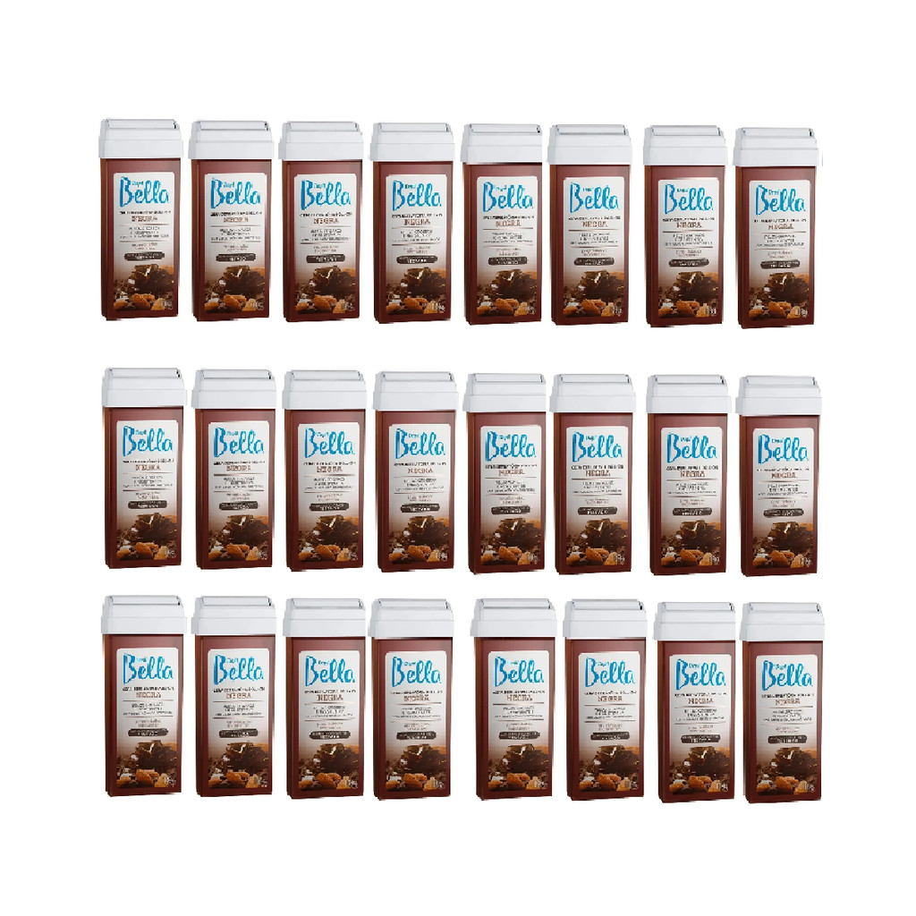 Depil Bella Cera Depilatória Roll-on Negra 100g (Kit 24uni)