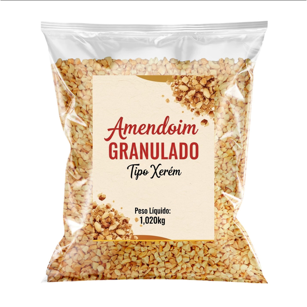 Amendoim Torrado Triturado Premium 1,020kg • 100% Natural • Zero Glúten/Lactose em Oferta na Shopee