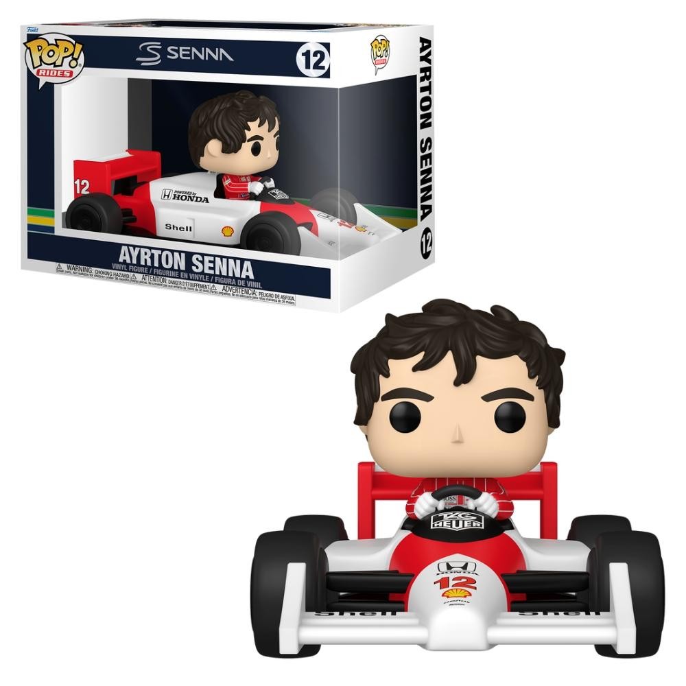 Boneco Funko Pop! Rides Super Deluxe McLaren - Senna em Oferta na Shopee