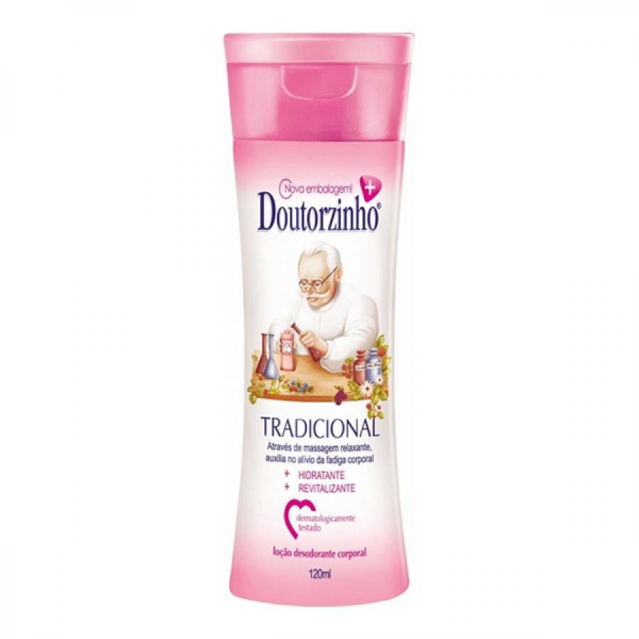 Loção Desodorante Corporal Doutorzinho Tradicional 120Ml em Oferta na Shopee