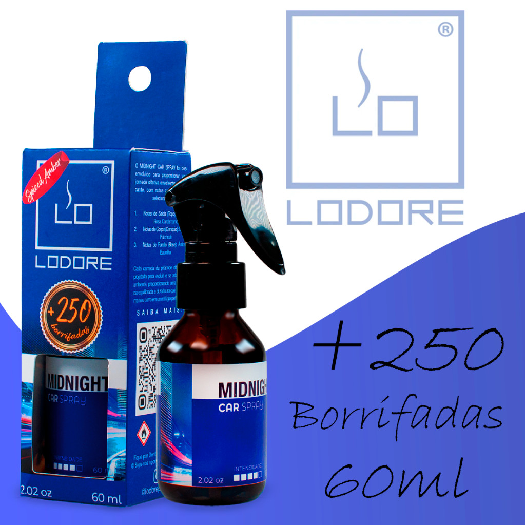 Fragrância Cheirinho Lodore Spray 60ml MidNight