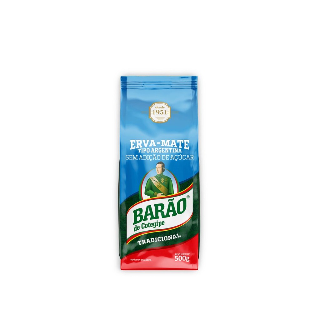 Erva Mate Tradicional Tipo Argentina Barão De Cotegipe